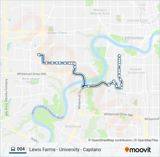 004 Bus Line Map