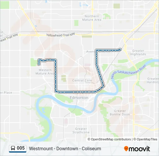 005 Bus Line Map