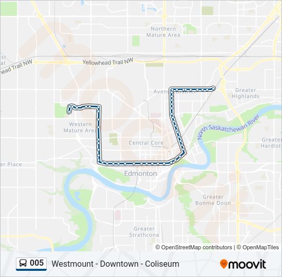 005 Bus Line Map