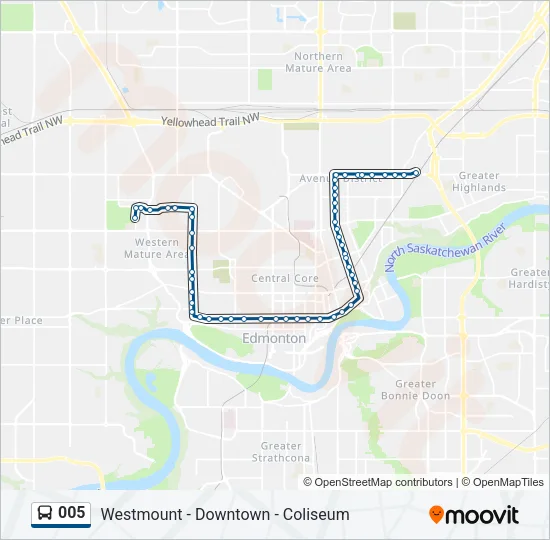 005 Bus Line Map