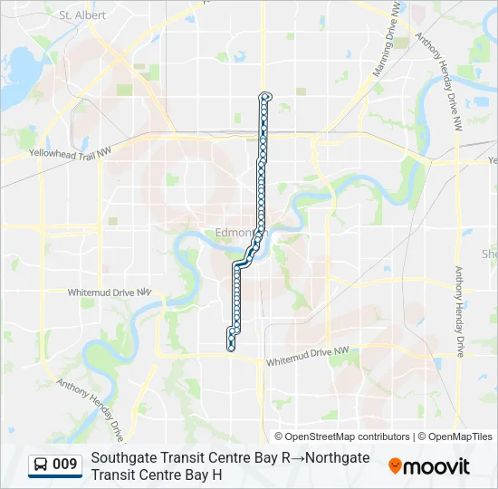 009 Bus Line Map