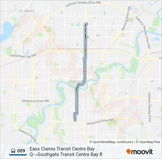 009 Bus Line Map