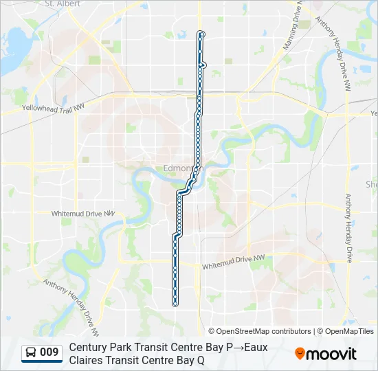 009 Bus Line Map