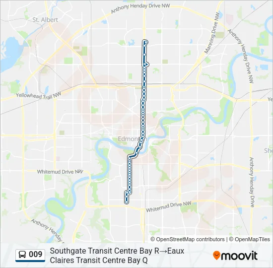 009 Bus Line Map