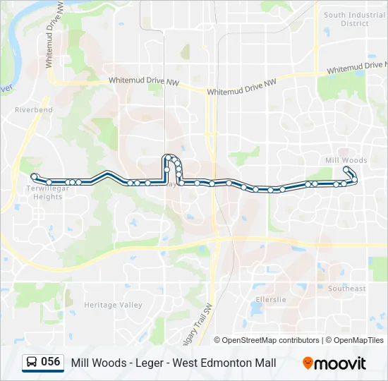 056 Bus Line Map