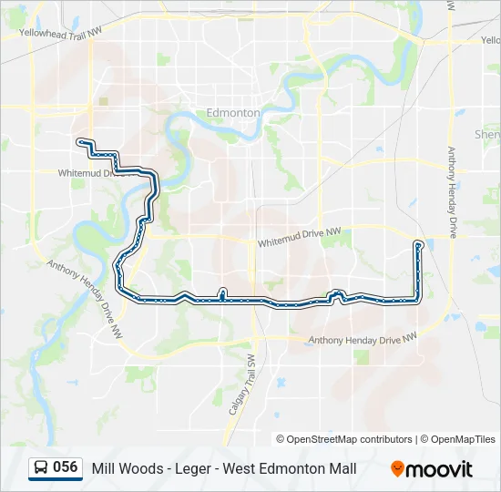 056 Bus Line Map