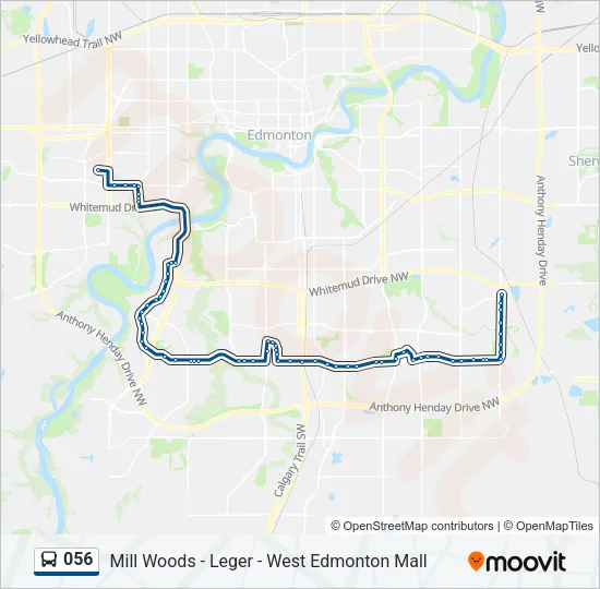 056 Bus Line Map