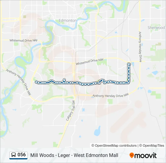056 Bus Line Map