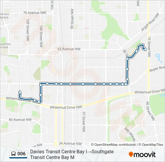 006 Bus Line Map