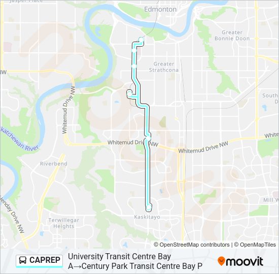 CAPREP Bus Line Map