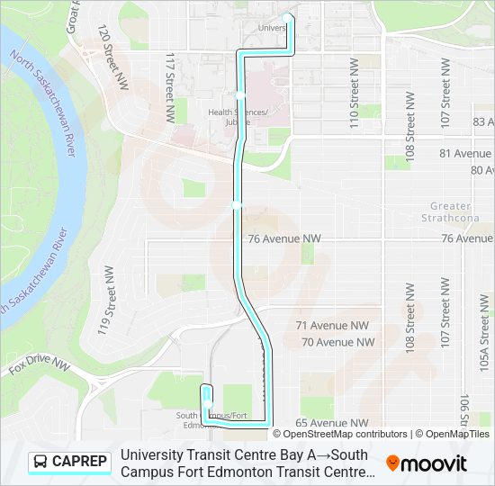 CAPREP Bus Line Map