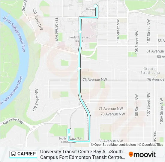 CAPREP Bus Line Map