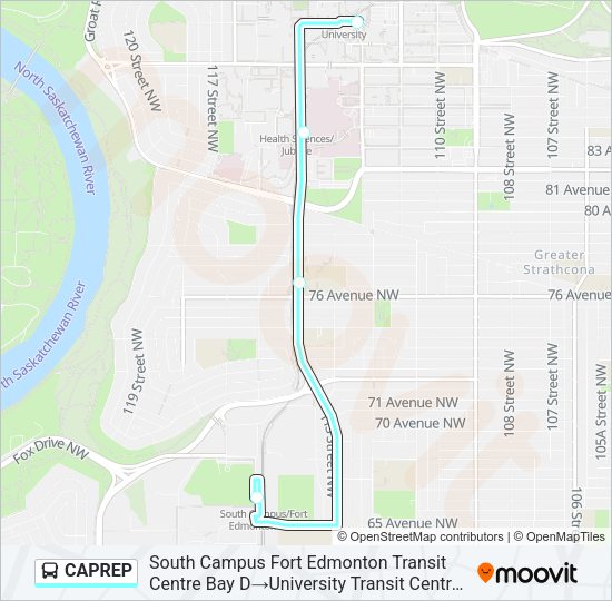 CAPREP Bus Line Map