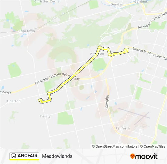 ANCFAIR Bus Line Map