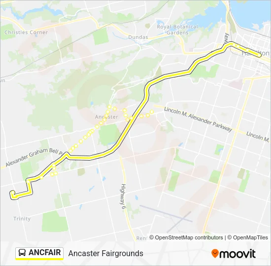 ANCFAIR Bus Line Map