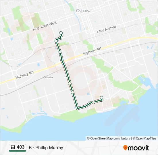 403 Bus Line Map