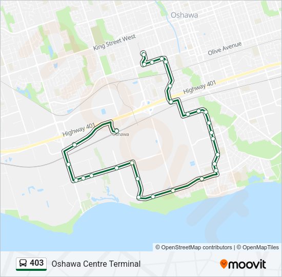 403 Bus Line Map