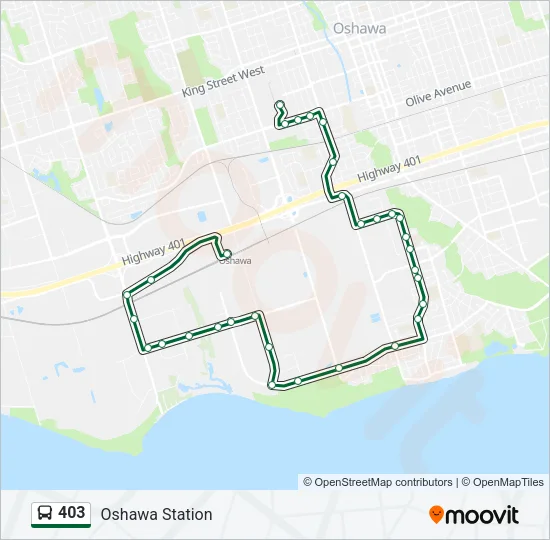 403 Bus Line Map
