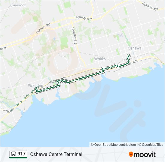 917 Bus Line Map