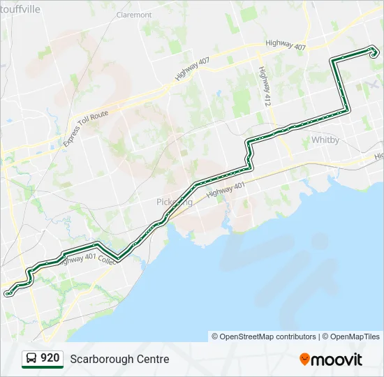 920 Bus Line Map