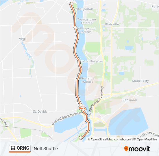 ORNG Bus Line Map