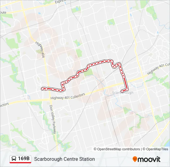 169B Bus Line Map