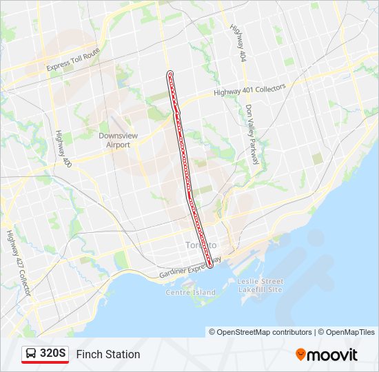 320S Bus Line Map