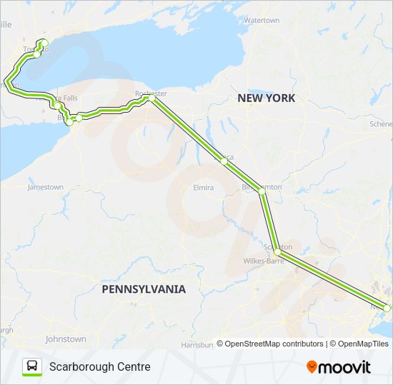 FLIXBUS 2685 Bus Line Map