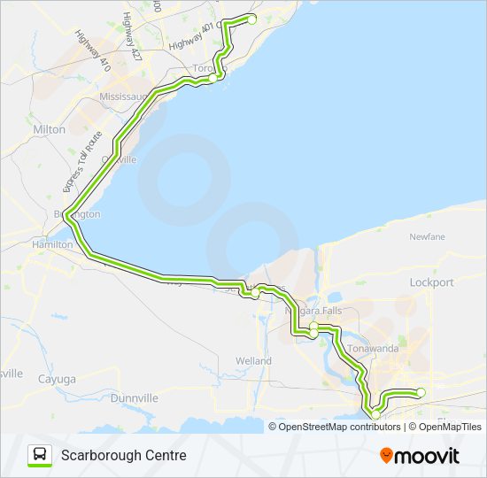 FLIXBUS 2703A Bus Line Map