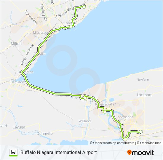 FLIXBUS 2703A Bus Line Map