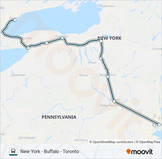 GREYHOUND US0215 Bus Line Map