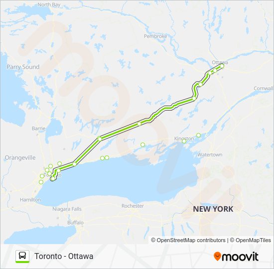 Flixbus Rout Map FLIXBUS 2700 Route: Schedules, Stops & Maps - Ottawa (Via Rail) (Updated)
