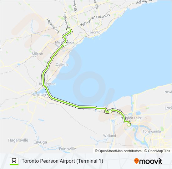 FLIXBUS 2704 bus Line Map