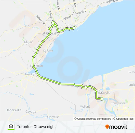 FLIXBUS N2700 Bus Line Map
