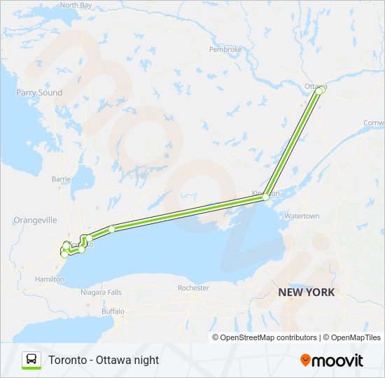 FLIXBUS N2700 Bus Line Map