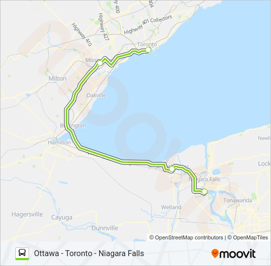 FLIXBUS 2709 Bus Line Map