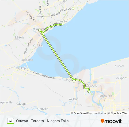 FLIXBUS 2709 Bus Line Map