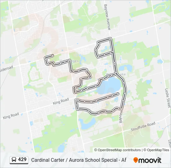 429 Bus Line Map