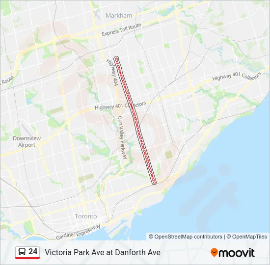 24 Bus Line Map