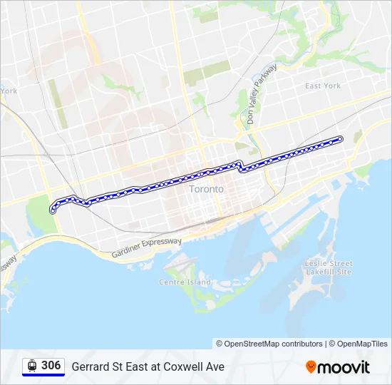 306 Streetcar Line Map