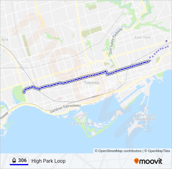 306 Streetcar Line Map