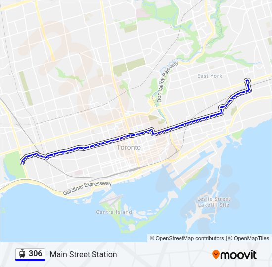 306 Streetcar Line Map