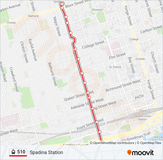 510 Streetcar Line Map