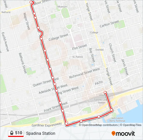 510 Streetcar Line Map