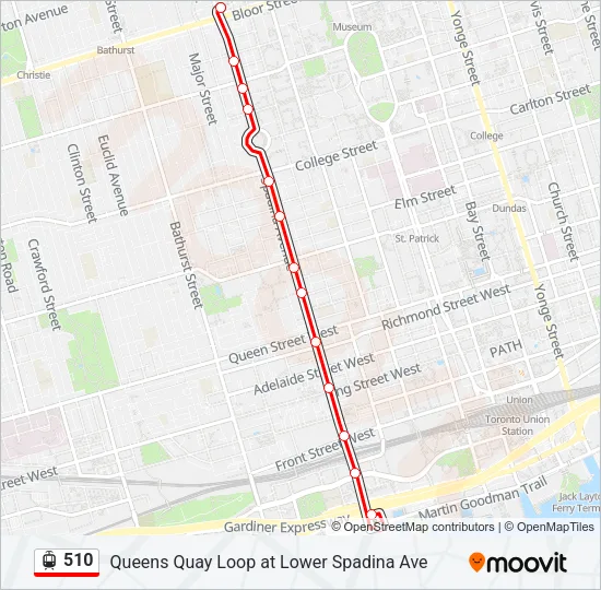 510 Streetcar Line Map