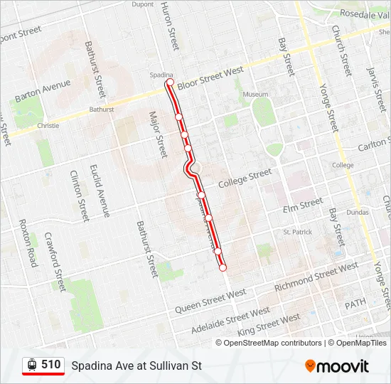 510 Streetcar Line Map
