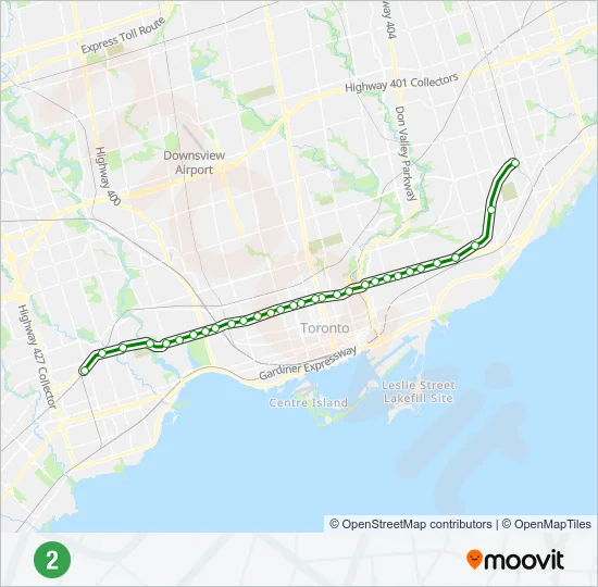 2 Subway Line Map