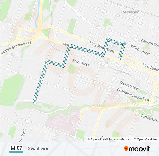 07 bus Line Map