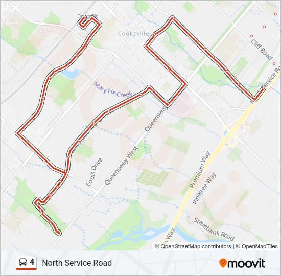 4 Bus Line Map