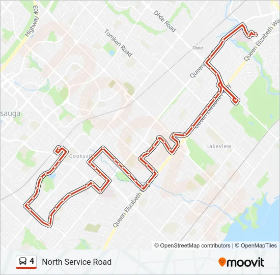 4 Bus Line Map